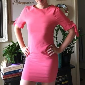 Vintage Coral Office Dress